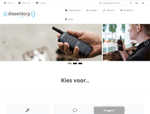 Tablet Screenshot of disseldorptechniek.nl